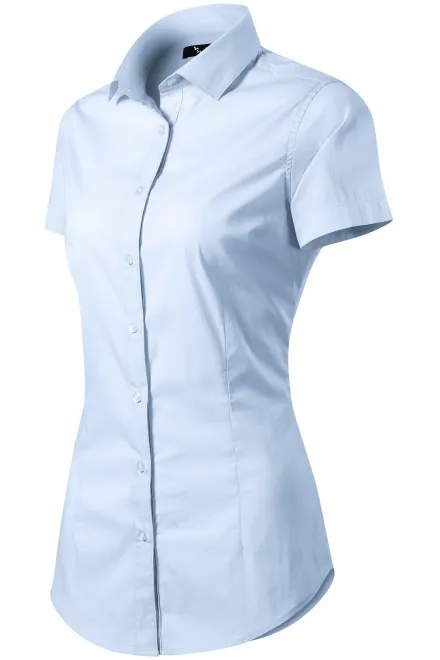 Bluză pentru femei Slim fit, albastru deschis