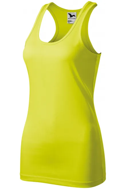 Bluză sport pentru femei, galben neon