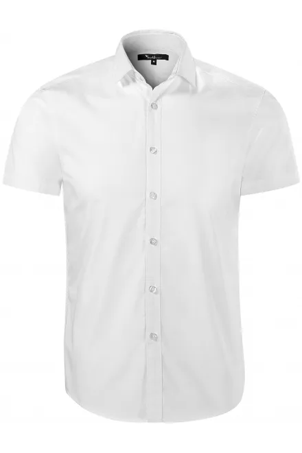 Cămașă bărbătească - Slim fit - alb, M