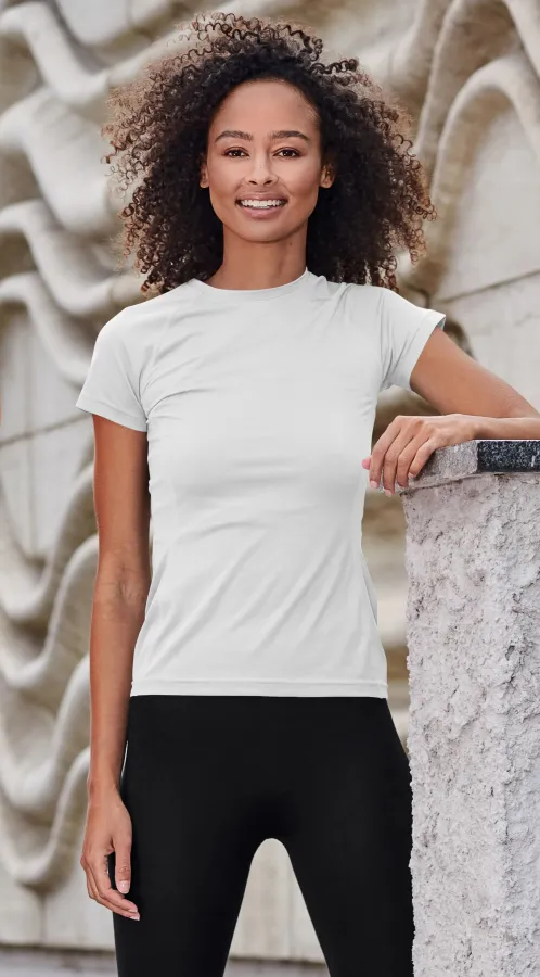 Tricou dama pentru sport, alb Tricou dama pentru sport, alb