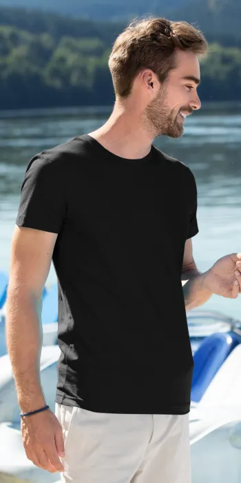 Tricou la modă pentru bărbați, negru