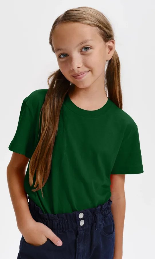 Tricou ușor pentru copii, sticla verde Tricou ușor pentru copii, sticla verde