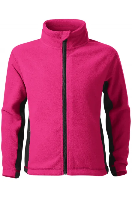 Geacă contrastantă din lână pentru copii - violet, 146 cm / 10 ani