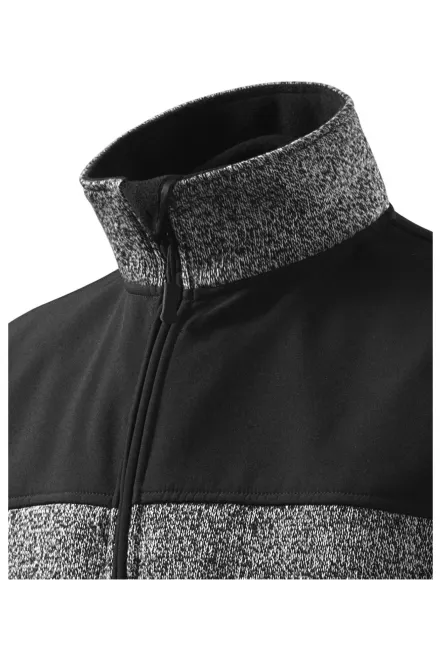 Geacă de timp liber pentru bărbați - knit gray, M