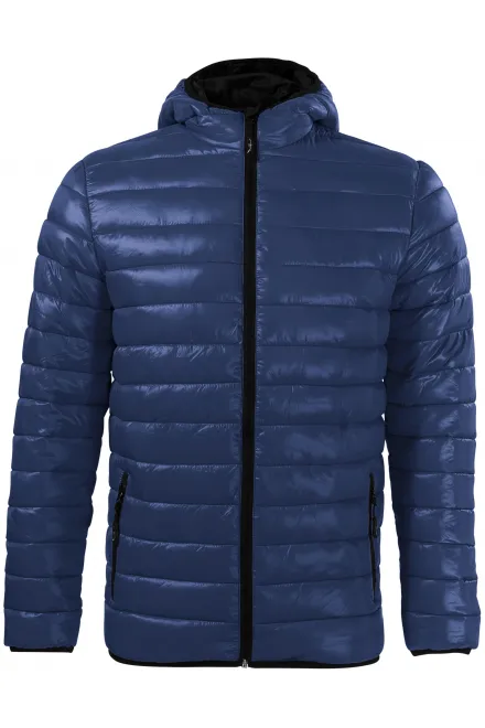 Geacă matlasată pentru bărbați - albastru inchis, L