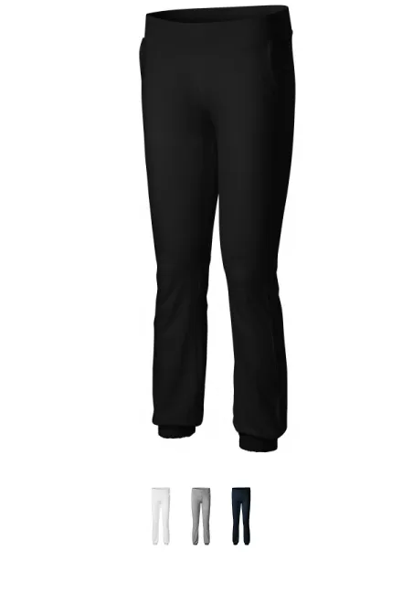 Pantaloni de trening pentru femei, cu buzunare, negru