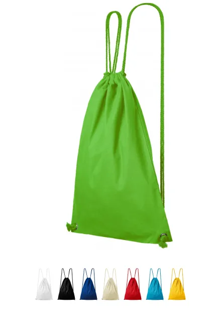 Rucsac ușor din bumbac, măr verde