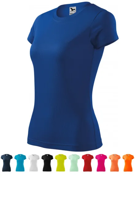 Tricou sport pentru femei, albastru regal