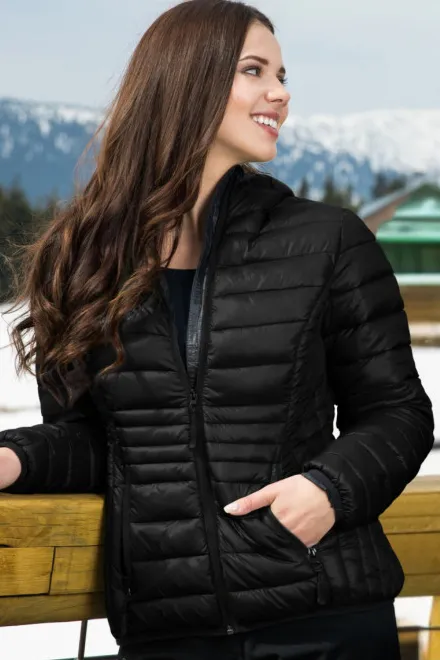 Geacă matlasată pentru femei, negru