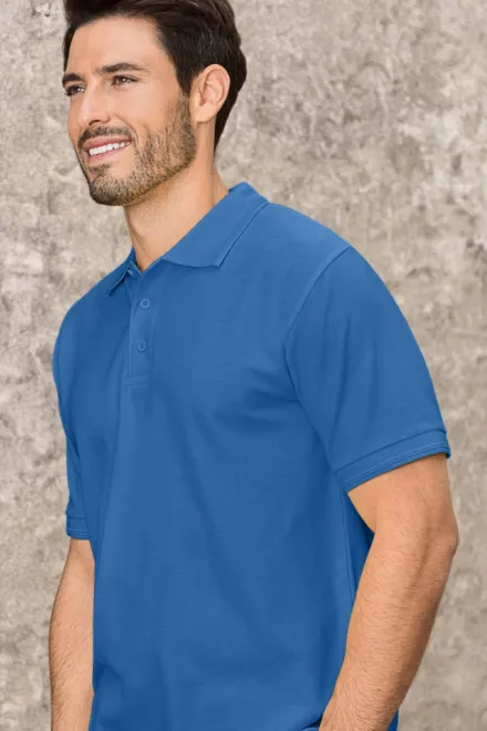 Polo tricou bărbătesc, albastru deschis