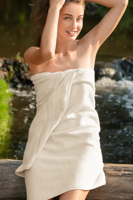 Prosop din bumbac organic, migdale