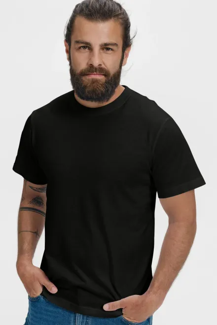 Tricou clasic, negru