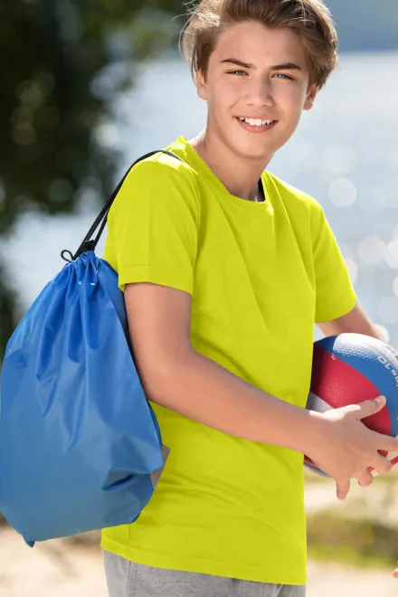 Tricou sport pentru copii, galben neon