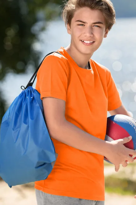 Tricou sport pentru copii, portocaliu neon