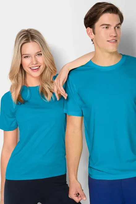 Tricou sport unisex, turcoaz