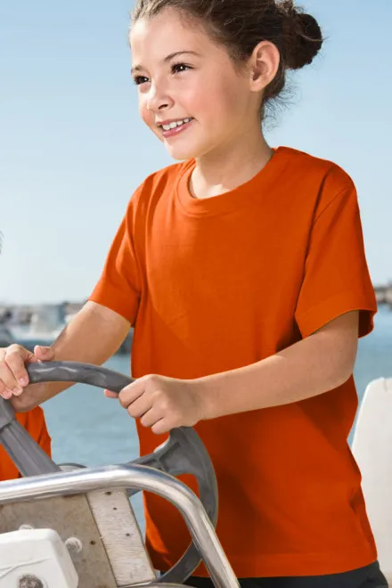 Tricou ușor pentru copii, portocale