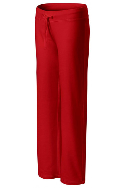 Pantaloni de dama confortabili, roșu, pantaloni de trening pentru femei