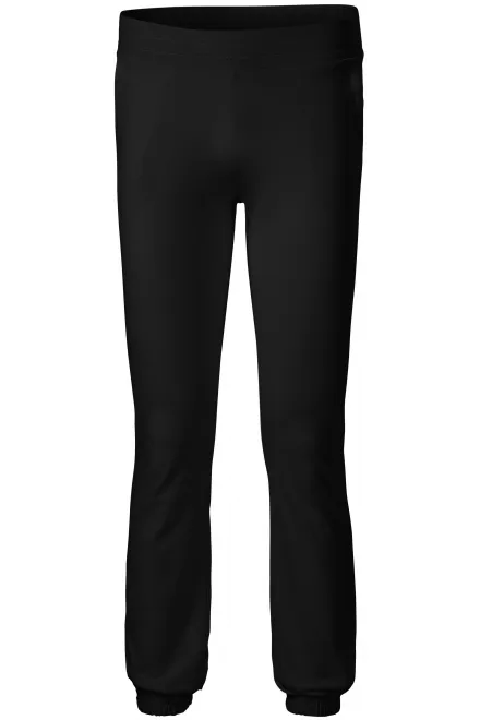 Pantaloni de trening pentru femei, cu buzunare - negru, 2XL
