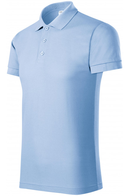 Polo confortabil pentru bărbați, cer albastru, tricouri pentru imprimare