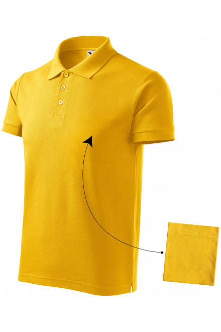 Polo elegant pentru bărbați, galben, tricouri pentru bărbați