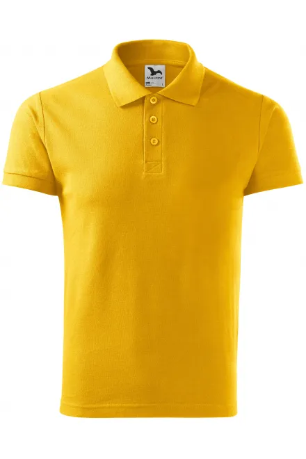 Polo elegant pentru bărbați - galben, XL