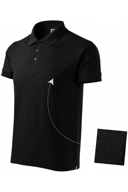 Polo elegant pentru bărbați, negru, tricouri polo pentru bărbați