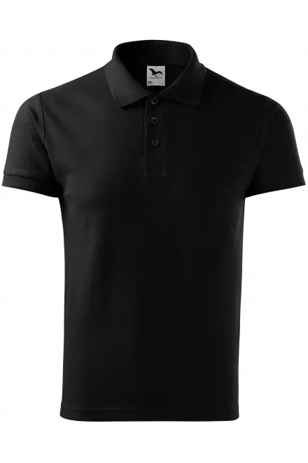 Polo elegant pentru bărbați - negru, XL