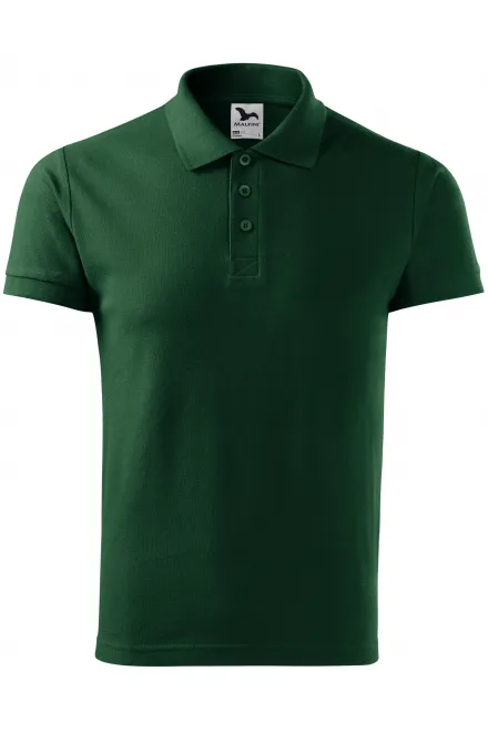 Polo elegant pentru bărbați - sticla verde, XL