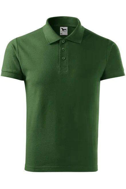 Polo elegant pentru bărbați - sticla verde, XL