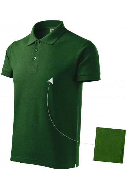 Polo elegant pentru bărbați, sticla verde, tricouri polo pentru bărbați
