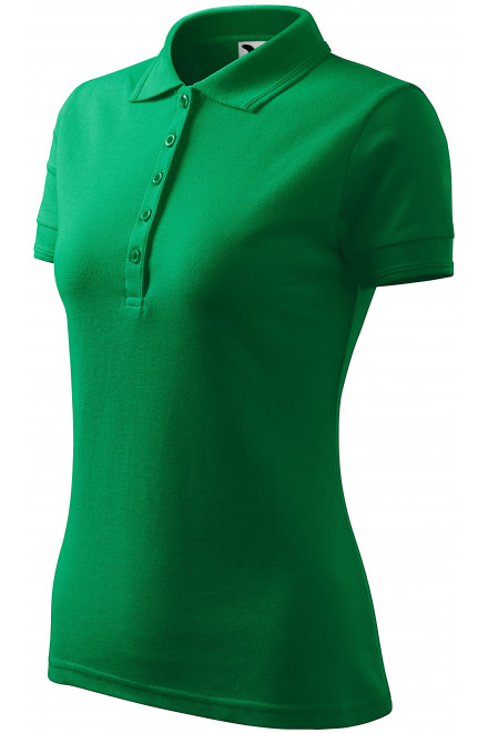 Polo elegant pentru femei, iarba verde, tricouri polo de damă