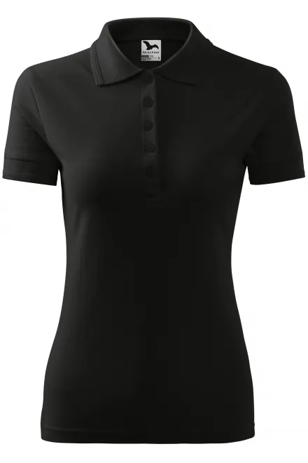 Polo elegant pentru femei - negru, XS