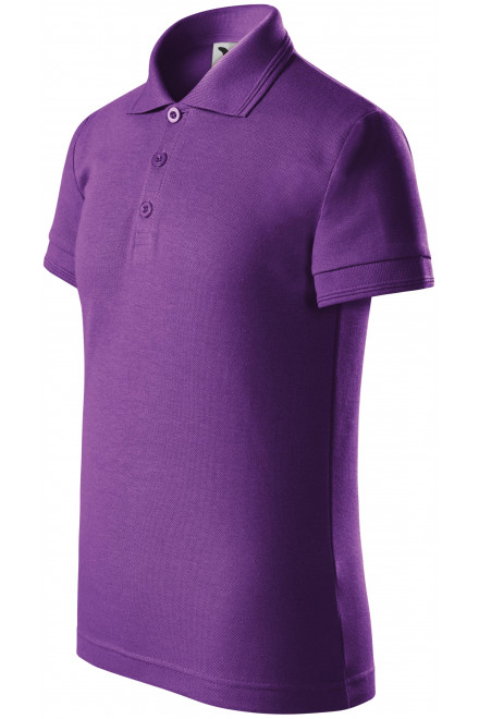 Polo pentru copii, violet, tricouri cu mânecă scurtă