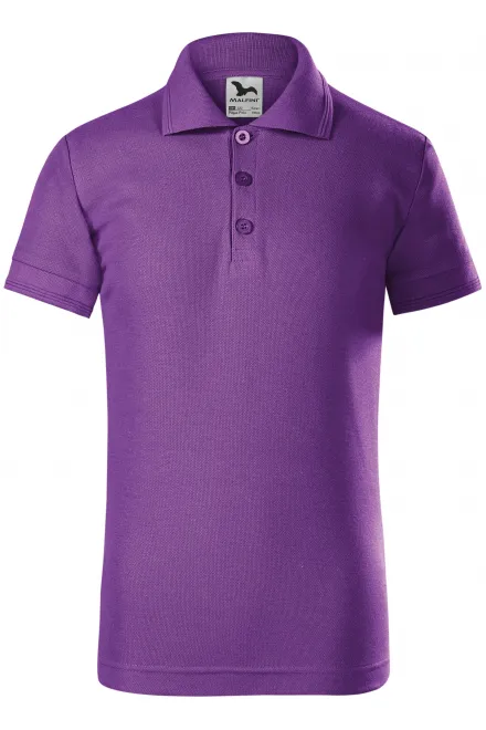 Polo pentru copii - violet, 122 cm / 6 ani