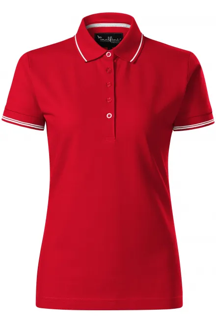 Polo pentru femei cu mâneci scurte - formula red, S