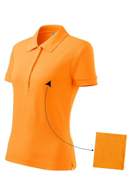 Polo simplu pentru femei, mandarin, tricouri polo de damă