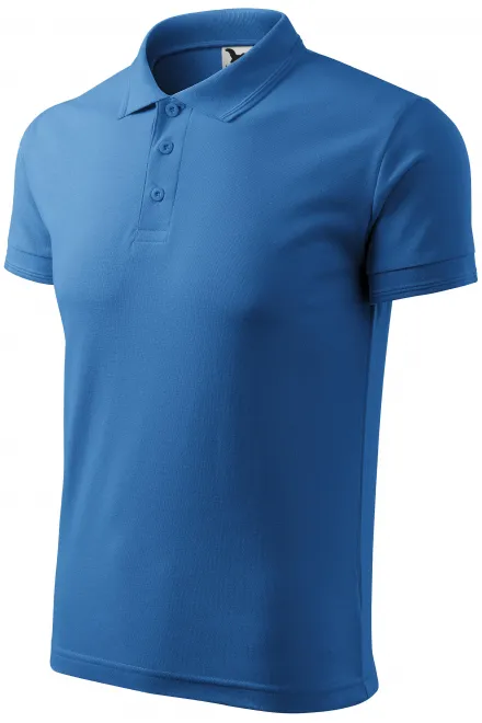 Polo tricou bărbătesc, albastru deschis