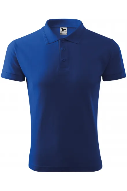 Polo tricou bărbătesc - albastru regal, S