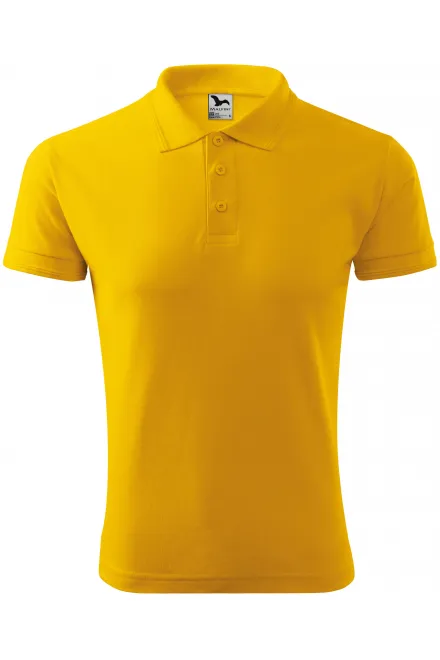 Polo tricou bărbătesc - galben, S