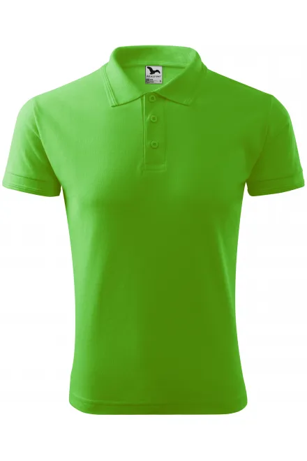 Polo tricou bărbătesc - măr verde, S