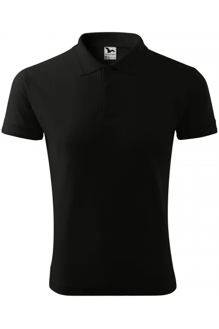 Polo tricou bărbătesc - negru, S