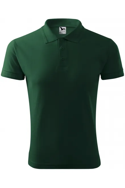 Polo tricou bărbătesc - sticla verde, S