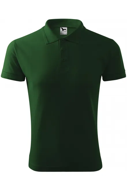 Polo tricou bărbătesc - sticla verde, S