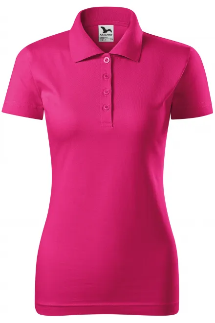 Polo tricou slim pentru femei - violet, XS