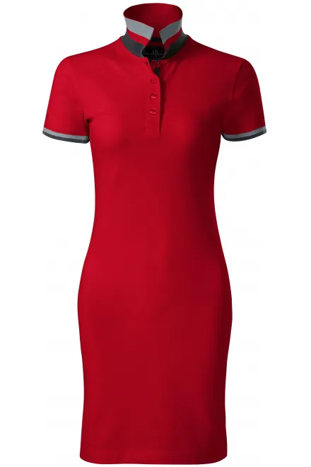Rochie de damă cu guler sus - formula red, XL