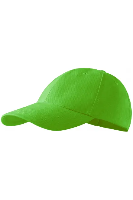 Șapcă de baseball cu 6 panouri, măr verde