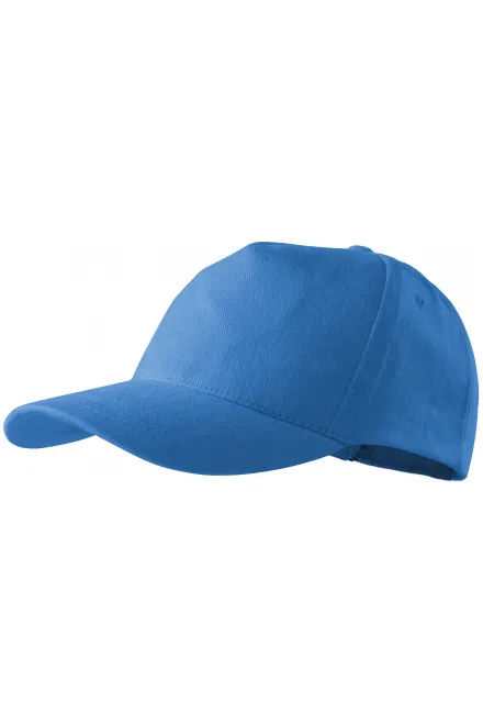 Șapcă de baseball din 5 piesei, albastru deschis