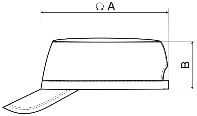 Șapcă de baseball la modă - tabel de dimensiuni