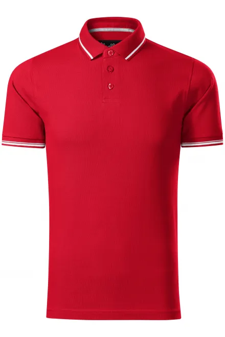 Tricou bărbătesc cu detalii contrastante - formula red, S