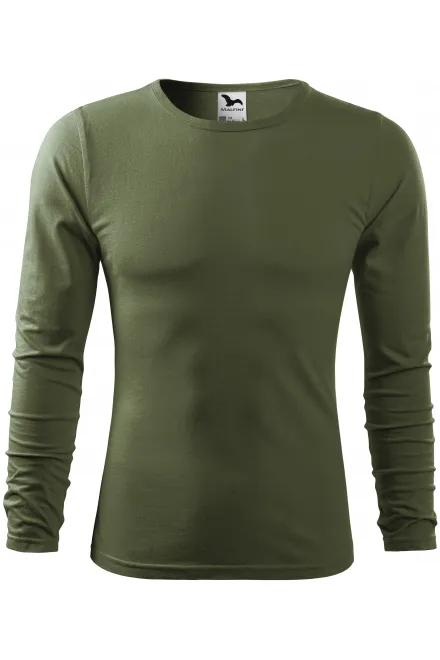 Tricou bărbătesc cu mânecă lungă - khaki, S